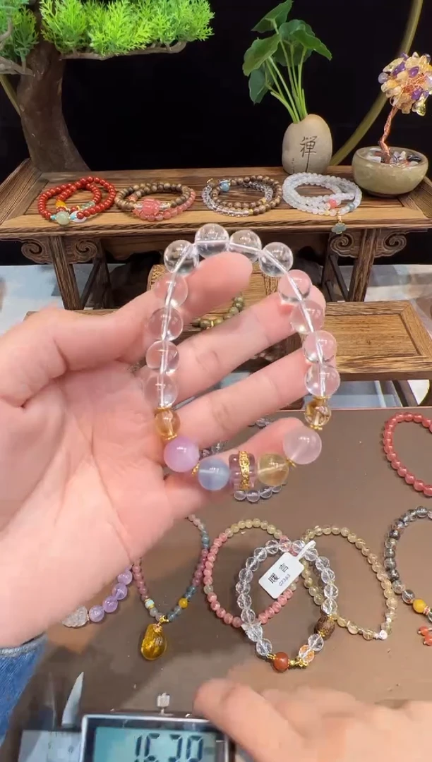 【闪购商品】水晶手绳未镶嵌@@手饰