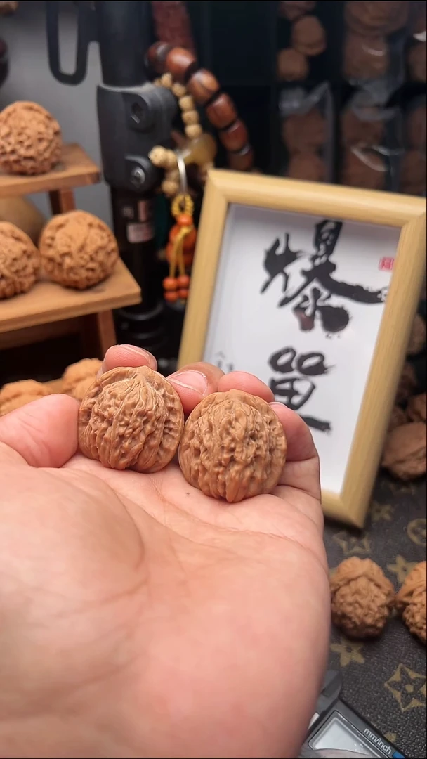 吊坠文玩核桃四座楼34