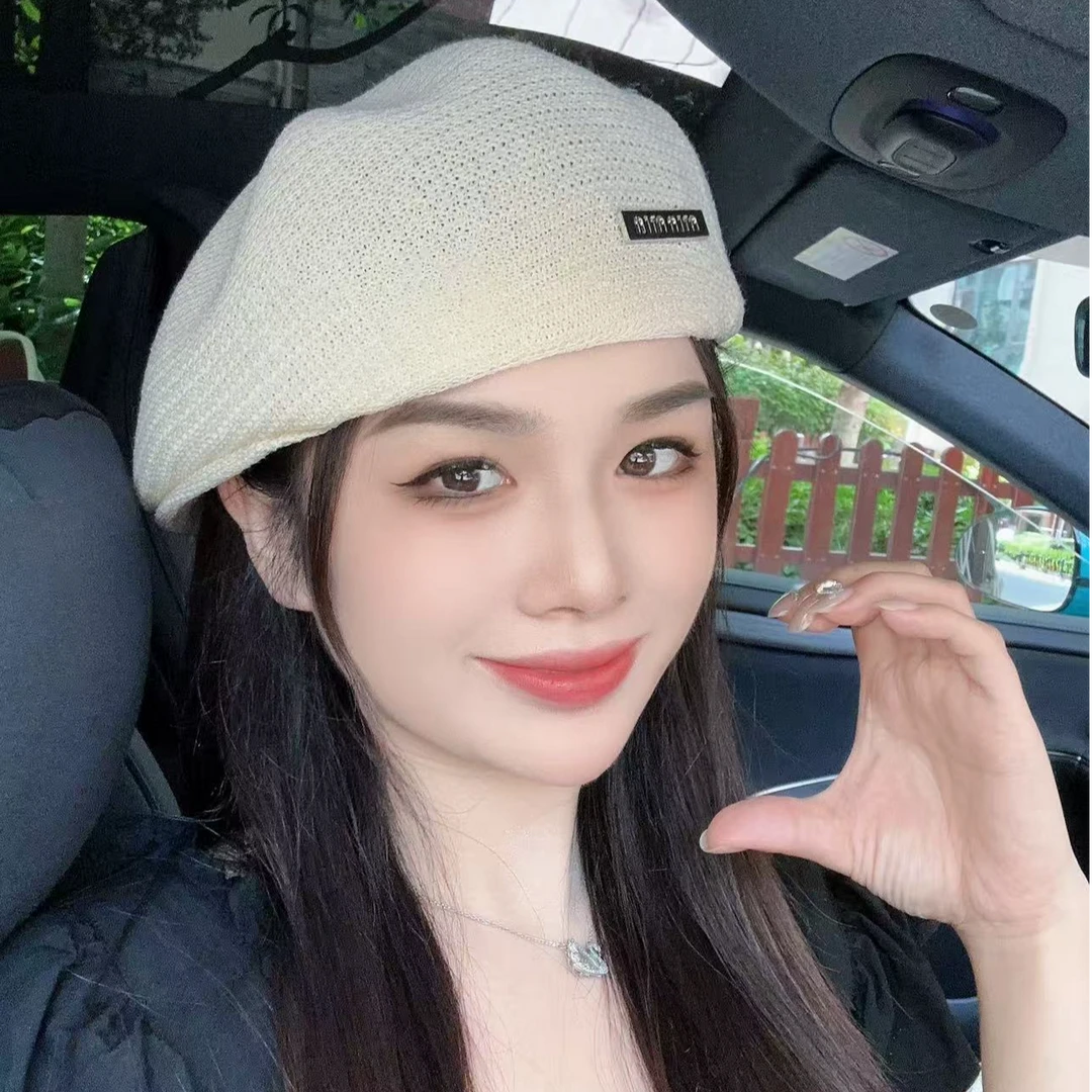 2025款春夏定型贝雷帽韩版薄款防晒帽时尚百搭气质前进帽鸭舌帽