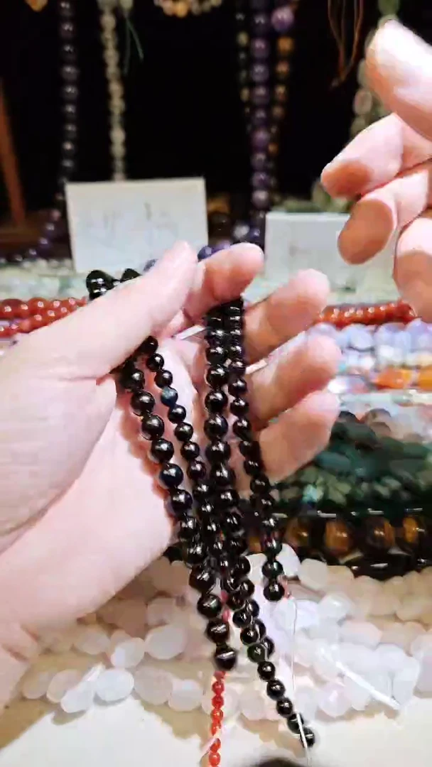 未镶嵌玛瑙/玉髓珠宝半成品天然黑玛瑙