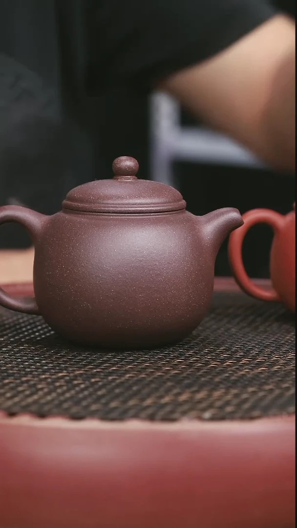 茶壶紫砂高砂老紫泥匏樽280CC
