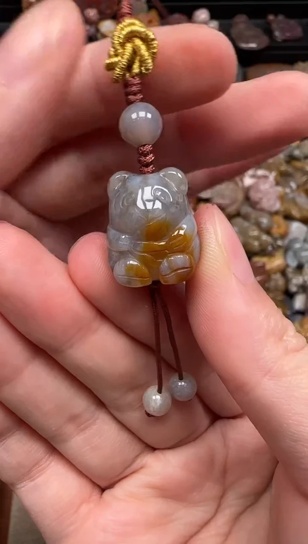 硅化珊瑚（珊瑚玉）未镶嵌颈饰199