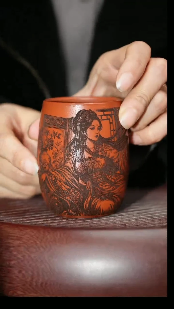 茶杯紫砂紫砂主人杯福利放漏