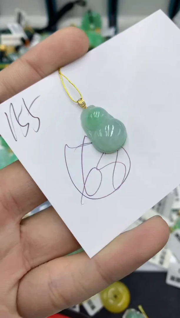 【闪购商品】翡翠颈饰18K金镶嵌号链接1111111