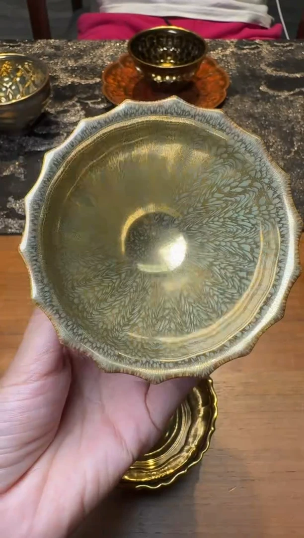 茶盏范泽锋金丝聘婷104
