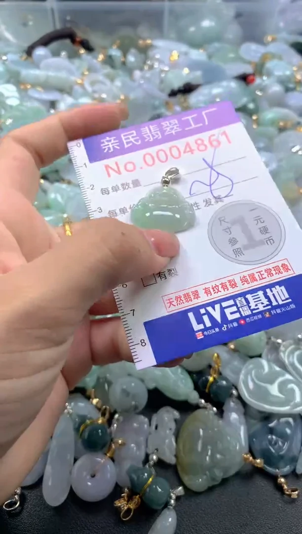 颈饰未镶嵌翡翠4861