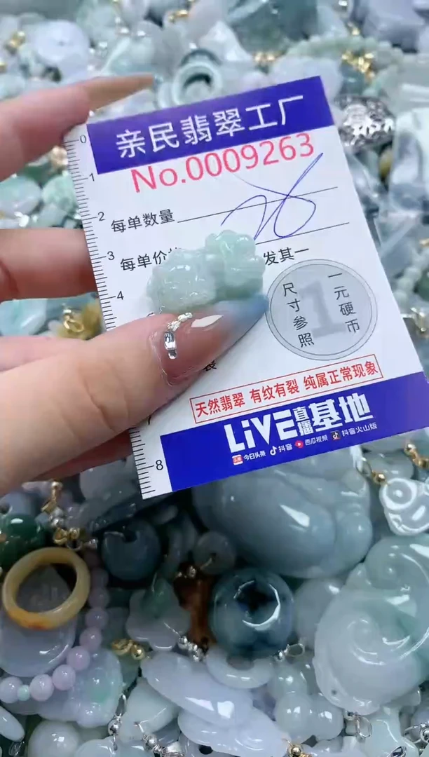 翡翠未镶嵌吊坠(不含链)9263