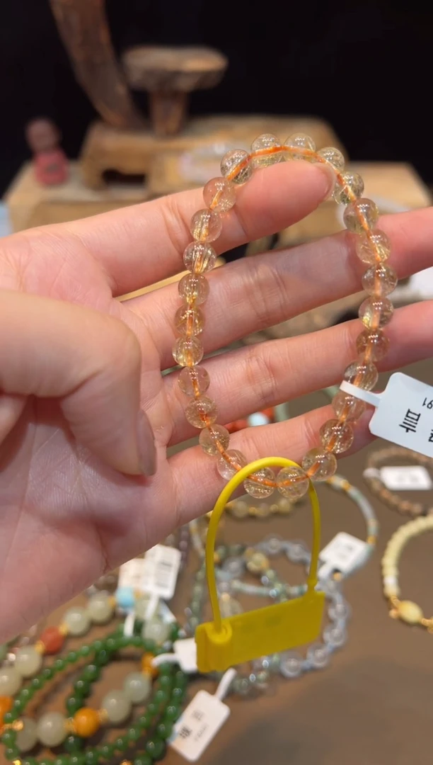 水晶手链未镶嵌手饰@@E6891