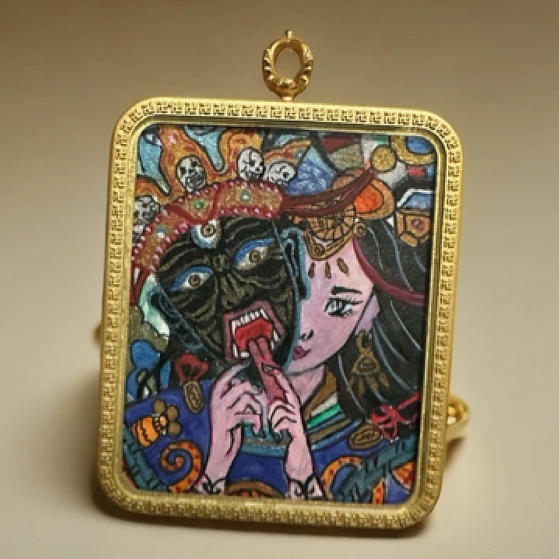 扎基拉姆配饰手绘牌