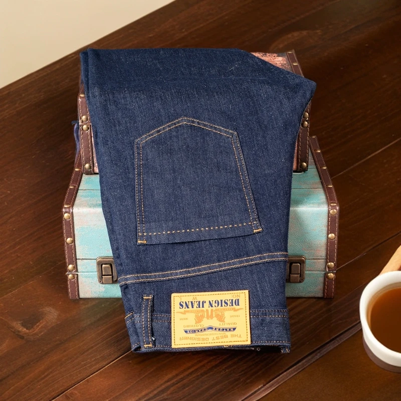 诺顿雷斯时尚潮牌春秋季男士牛仔裤休闲百搭弹力修身小直筒长裤潮