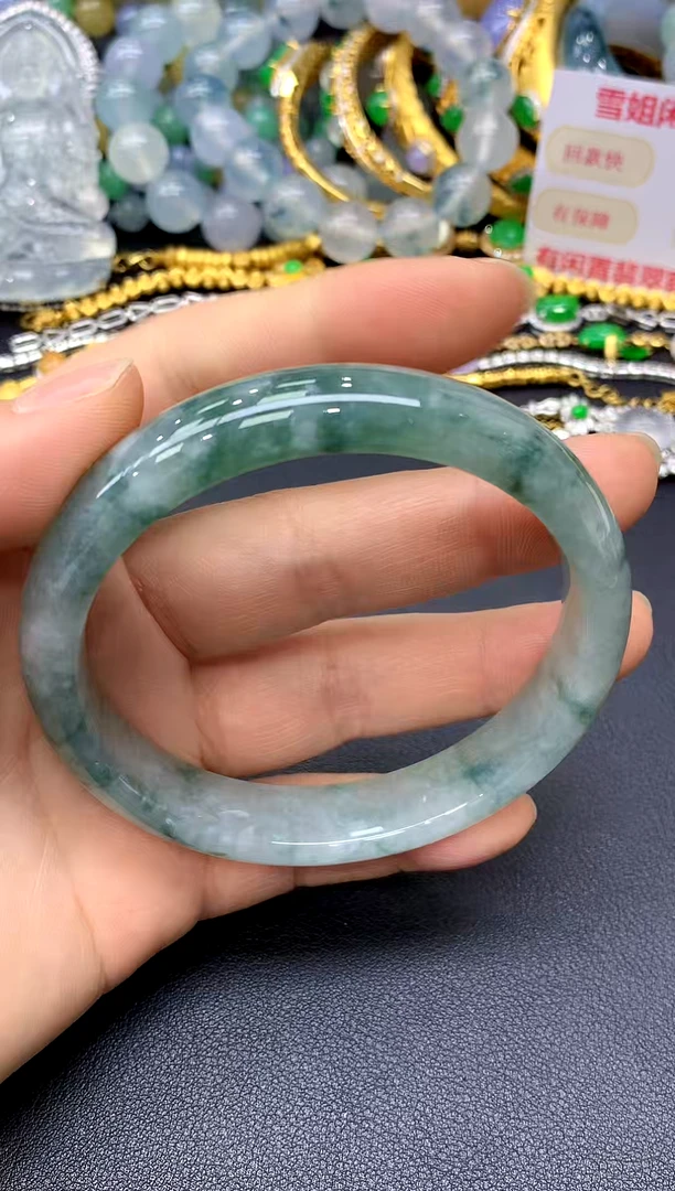 未镶嵌手镯翡翠185-中国好珍宝