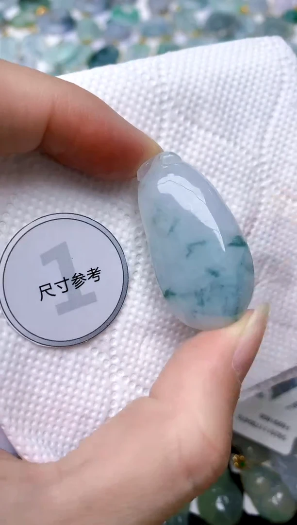 颈饰未镶嵌翡翠天然A货翡翠