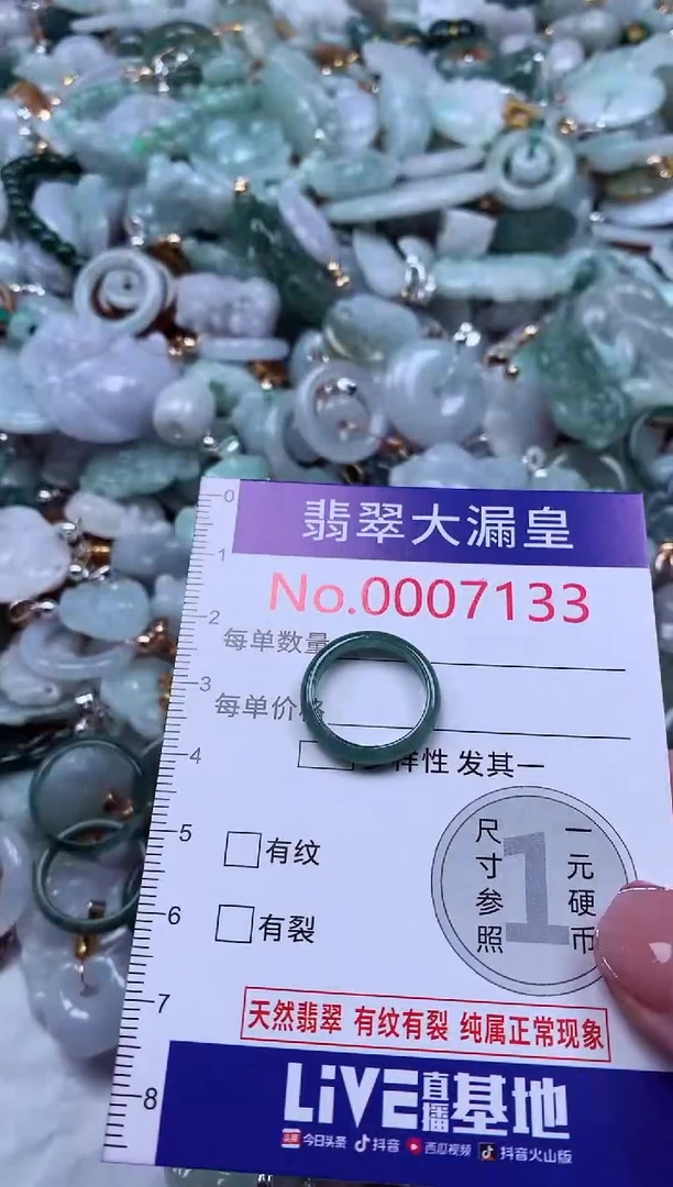 颈饰未镶嵌翡翠7133