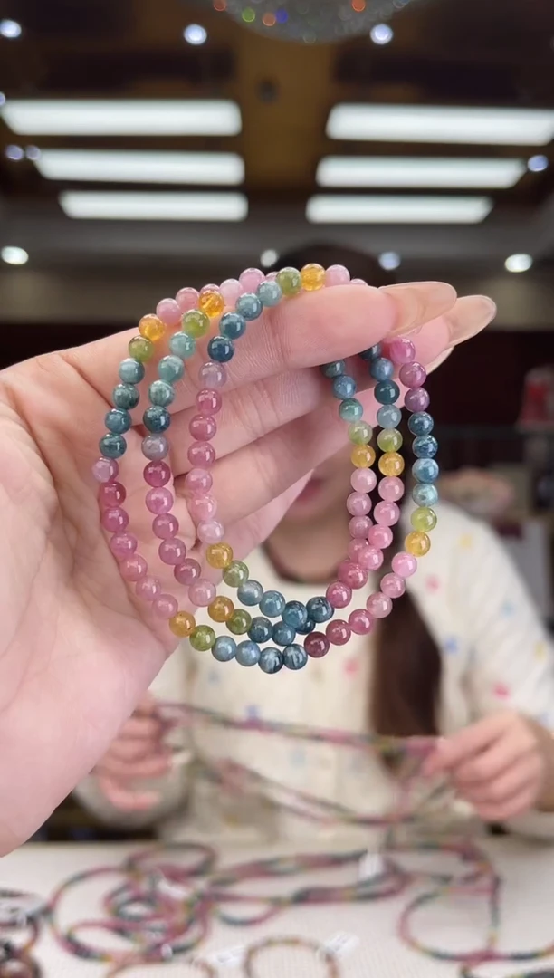 【闪购商品】碧玺/未镶嵌5mm+碧玺多圈多样性发货10