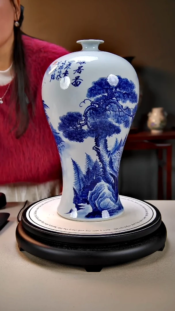 摆件陶景德镇手绘陶瓷34