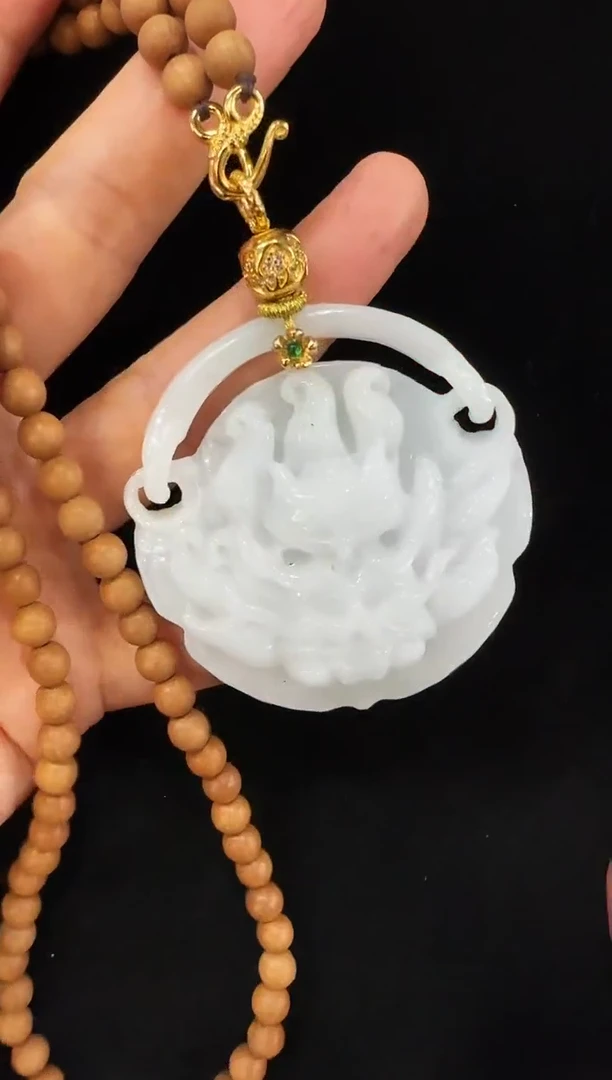 颈饰未镶嵌翡翠国风