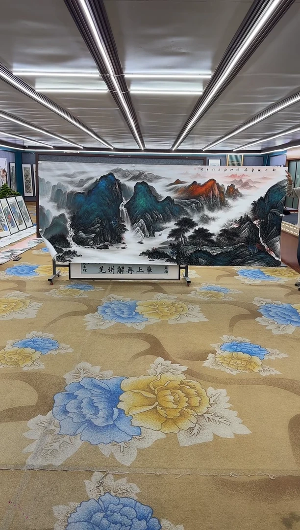 【闪购商品】绘画绘画Y-张伦玉-大丈二-山水画  