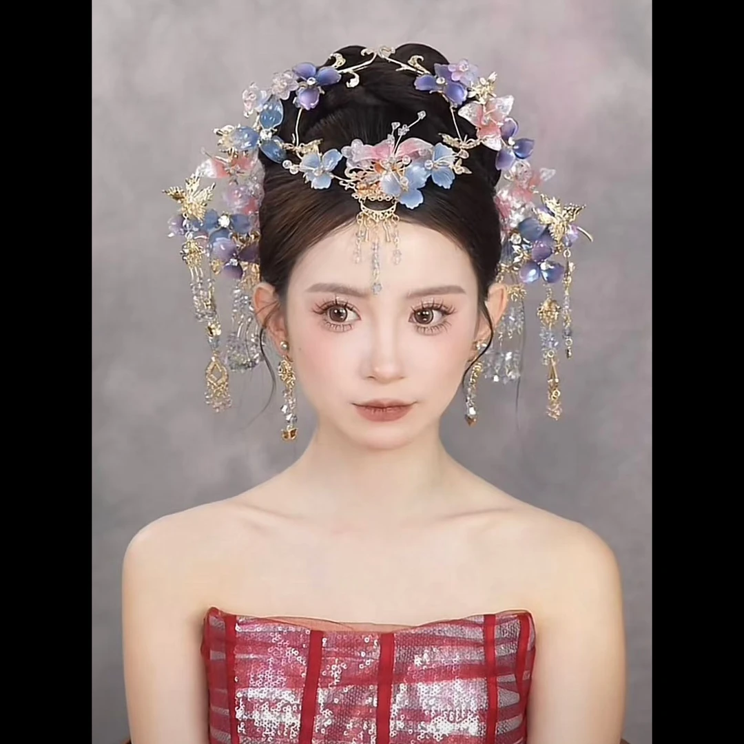 合金婚庆饰品 新款减龄中式百搭新娘秀禾服饰品爆款218