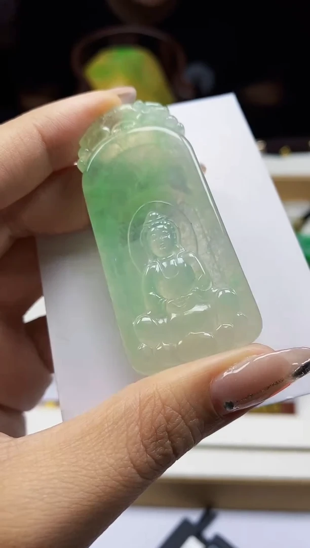 定制翡翠未镶嵌翡翠A货