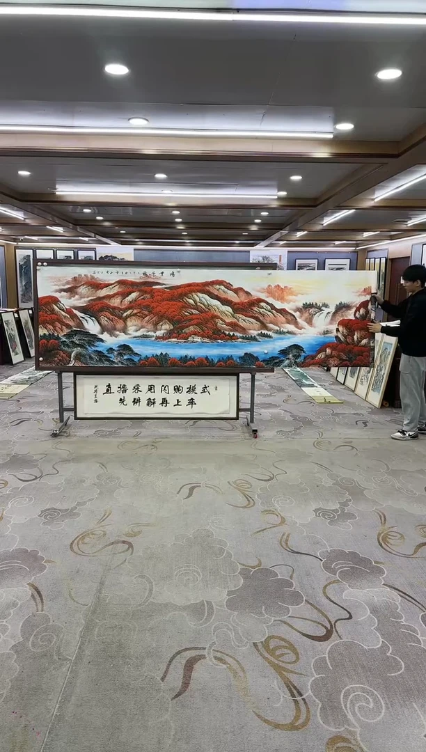 绘画Y-刘雪红-小丈二-山水画