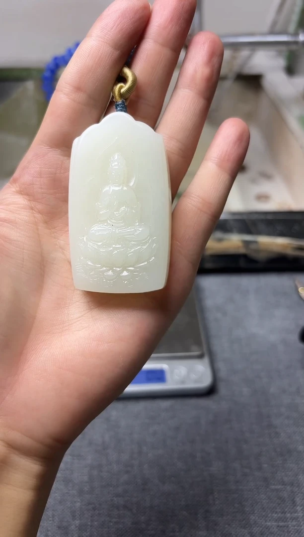 36 ×66观音天然玉石未镶嵌颈饰