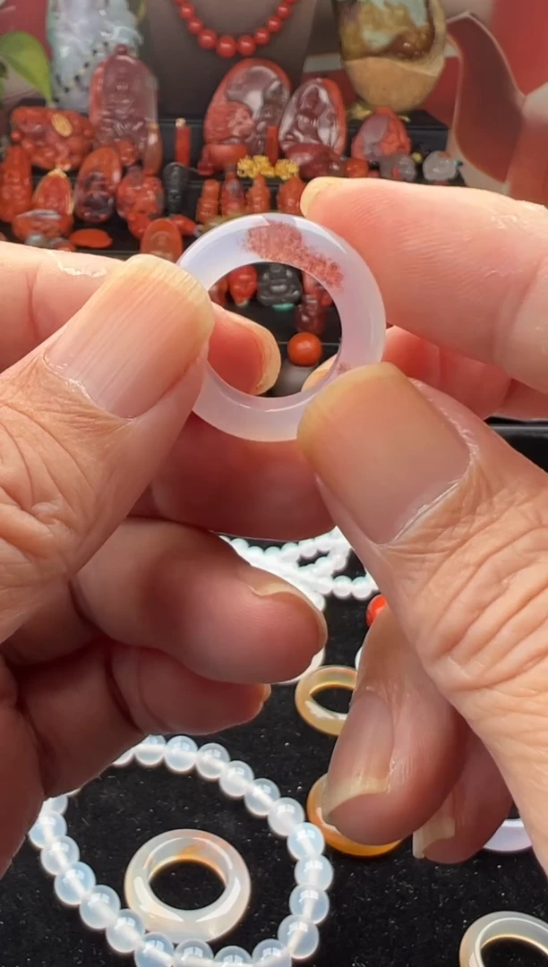 未镶嵌戒圈玛瑙/玉髓紫*戒圈