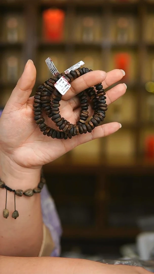 沉香手串随型单圈莺歌绿棋楠随型多样性发一