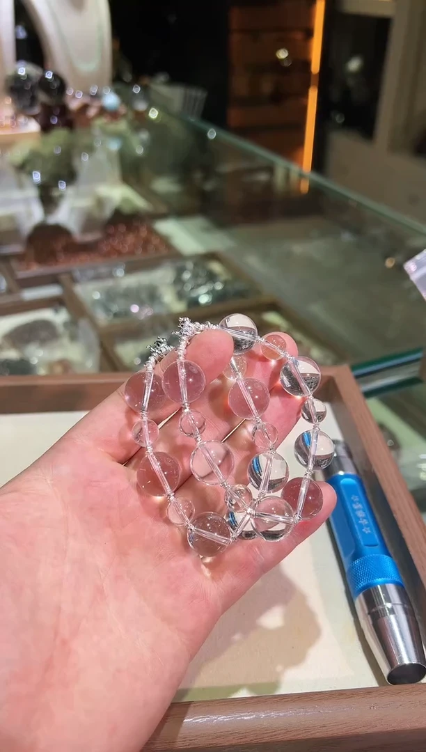 水晶手链未镶嵌白水小猫DIY（多样性发一）