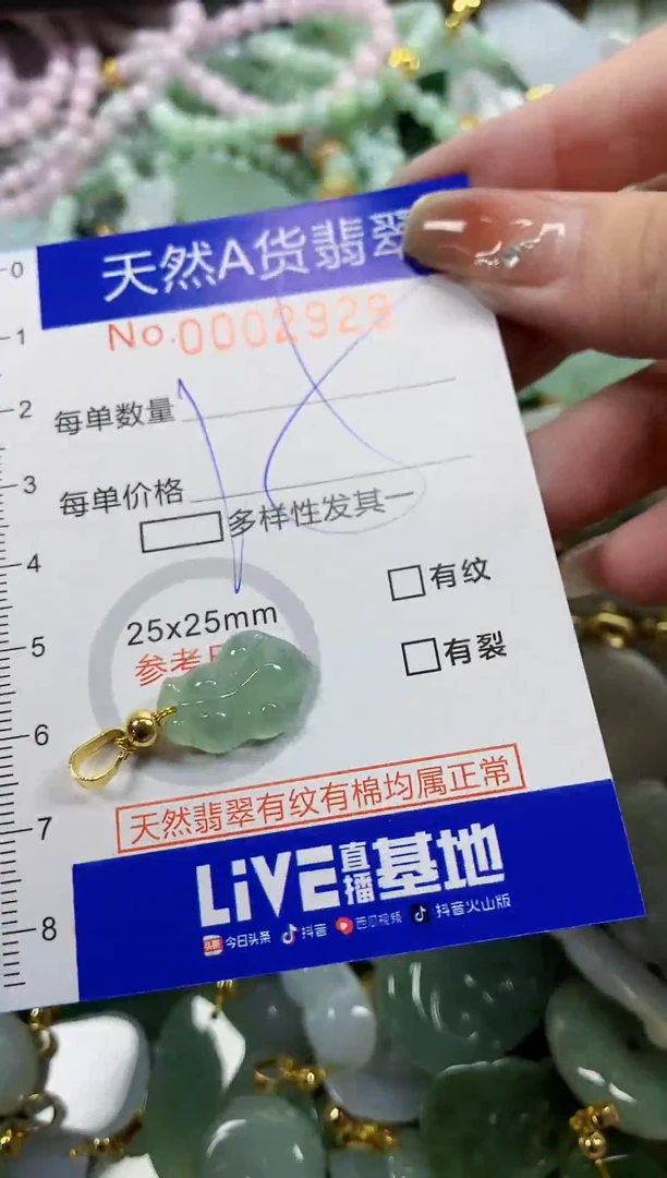 颈饰未镶嵌翡翠天然A货翡翠
