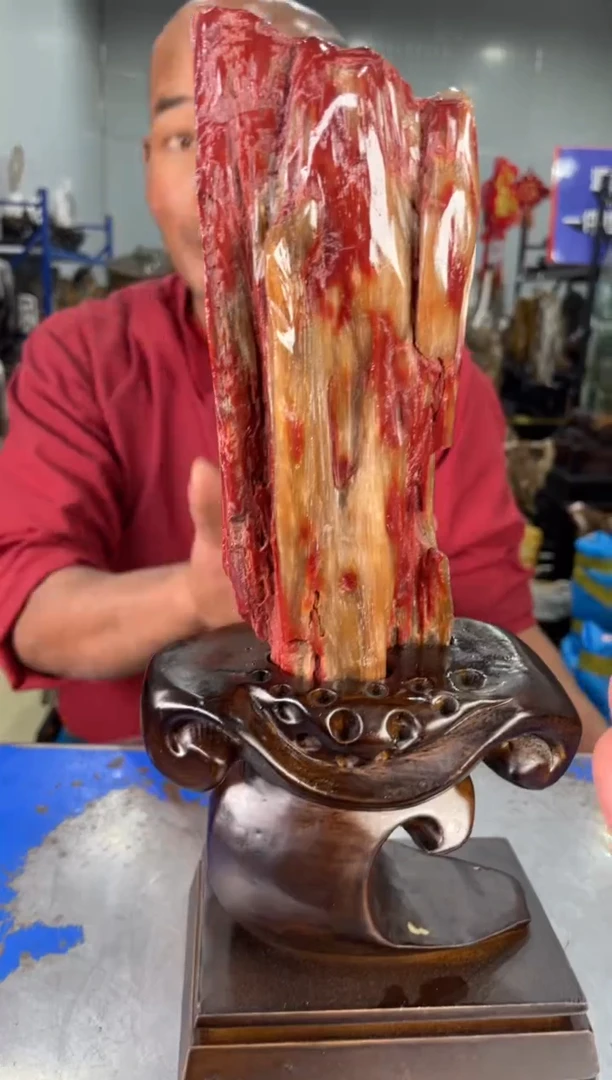 【闪购商品】硅化玉摆件未镶嵌14