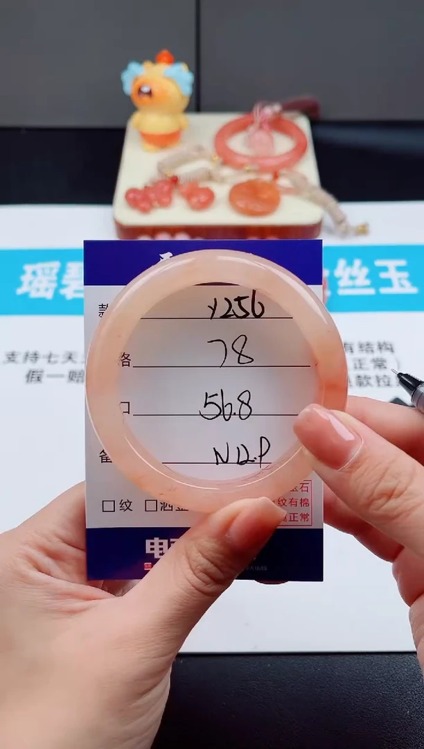 未镶嵌手镯石英质玉Y256--56.8