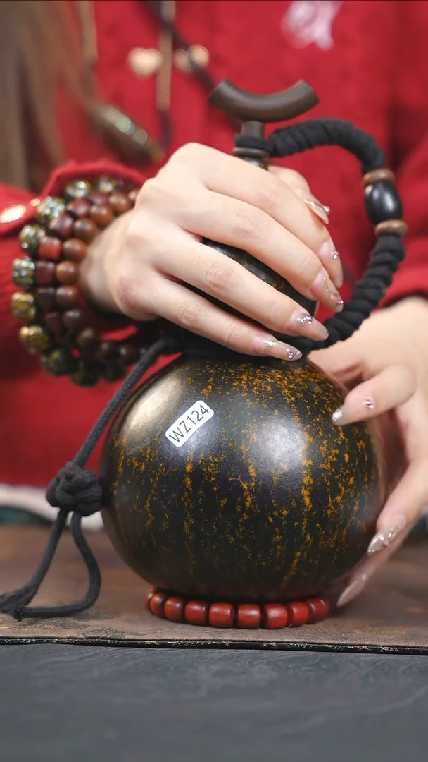 【闪购商品】WZ124老栗色大容量酒葫芦随缘发