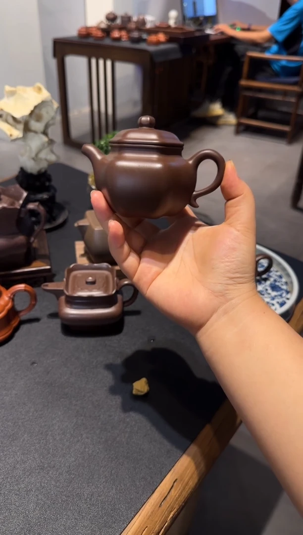 茶壶紫砂小*白古莲子 光板