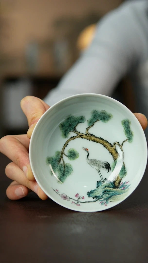 景德镇陶瓷杯碗柴烧多人