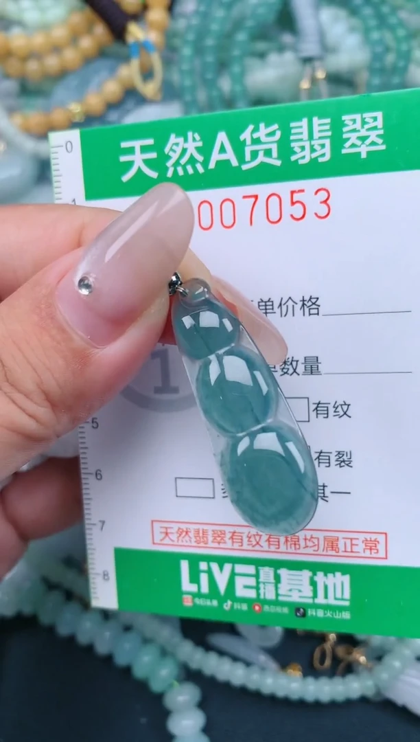 翡翠未镶嵌颈饰.0007053