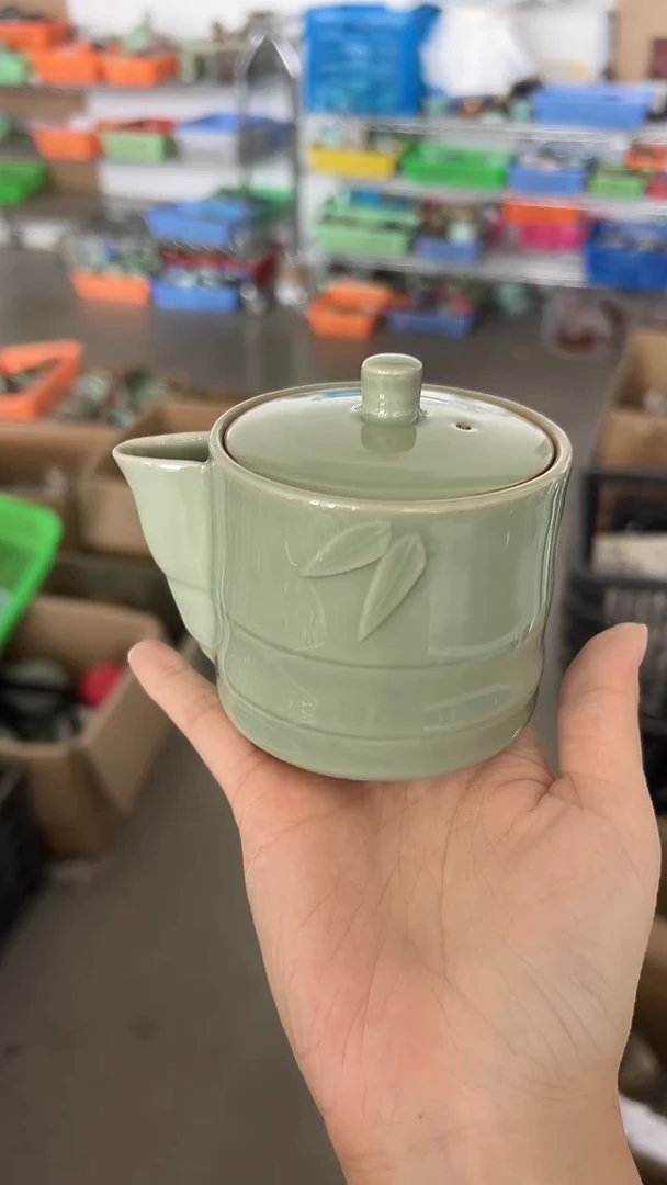 龙泉云间青瓷小米茶器