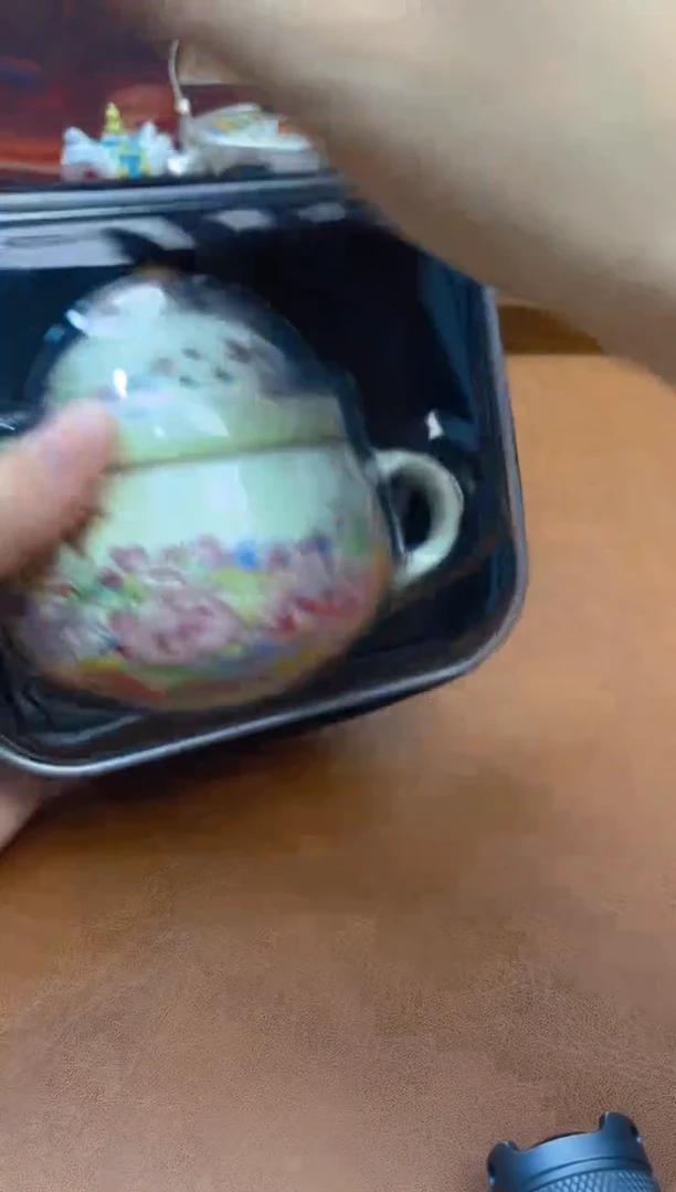 陶瓷茶具摆件旅行套组