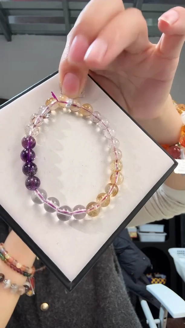 未镶嵌手链水晶优0328 约7mm