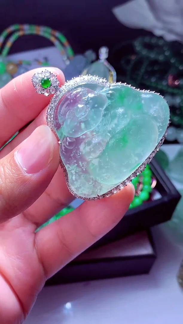 未镶嵌定制翡翠唤*#翡翠毛货定制