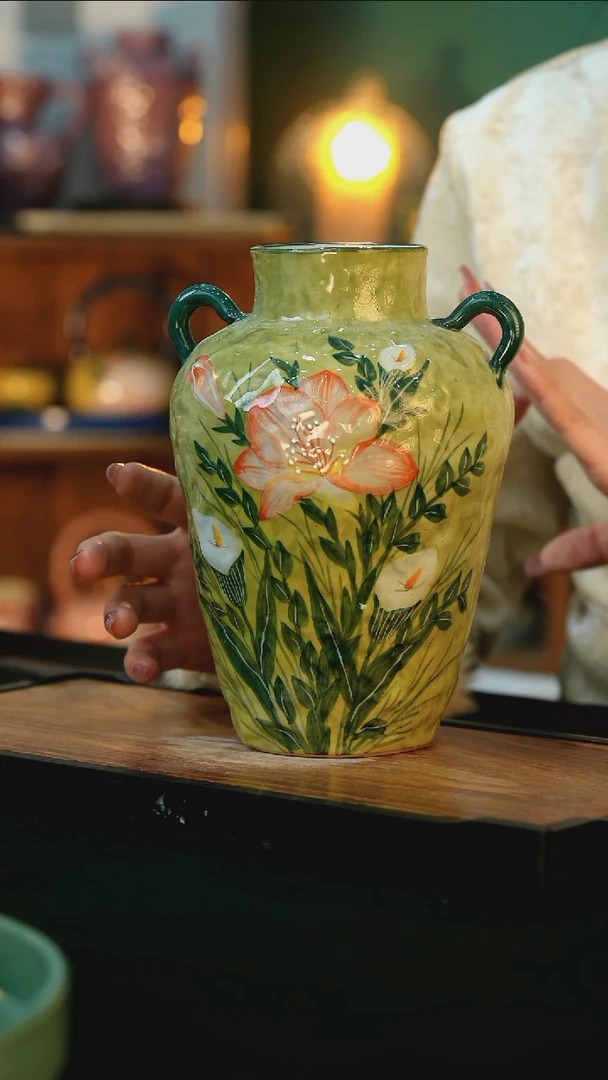 【闪购商品】杯手绘心瓷陶瓷浮力