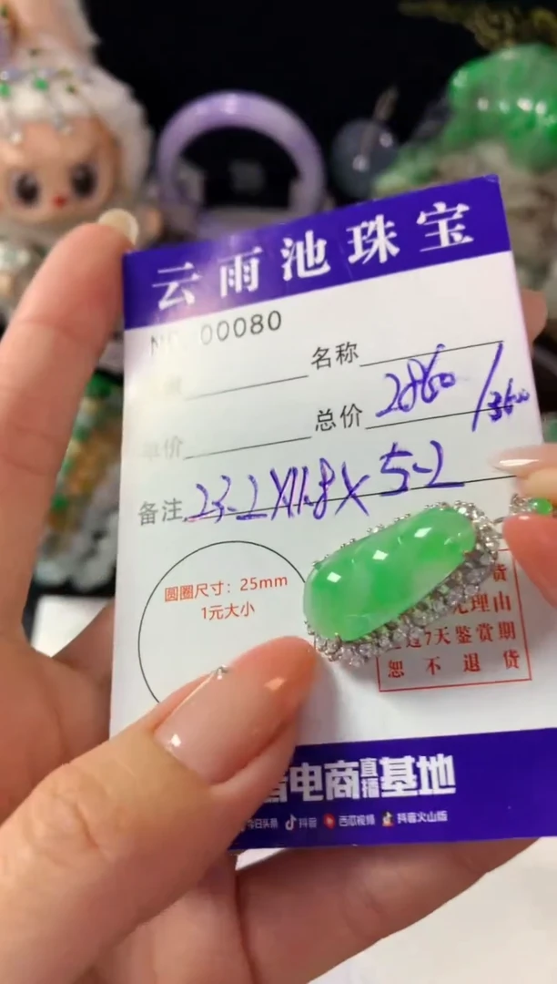 颈饰银S925镶嵌翡翠翡翠