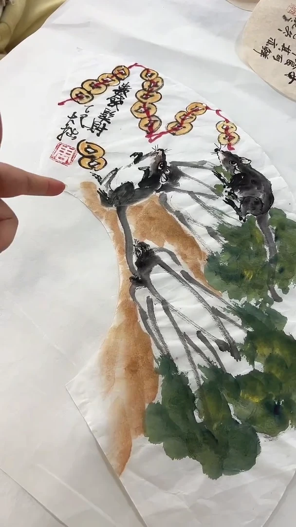 国画直播福利/国画/花鸟