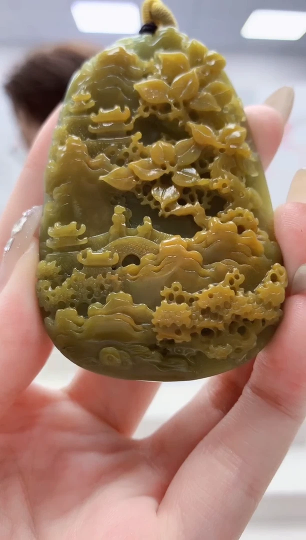 未镶嵌定制翡翠5159jw-毛货挂件166