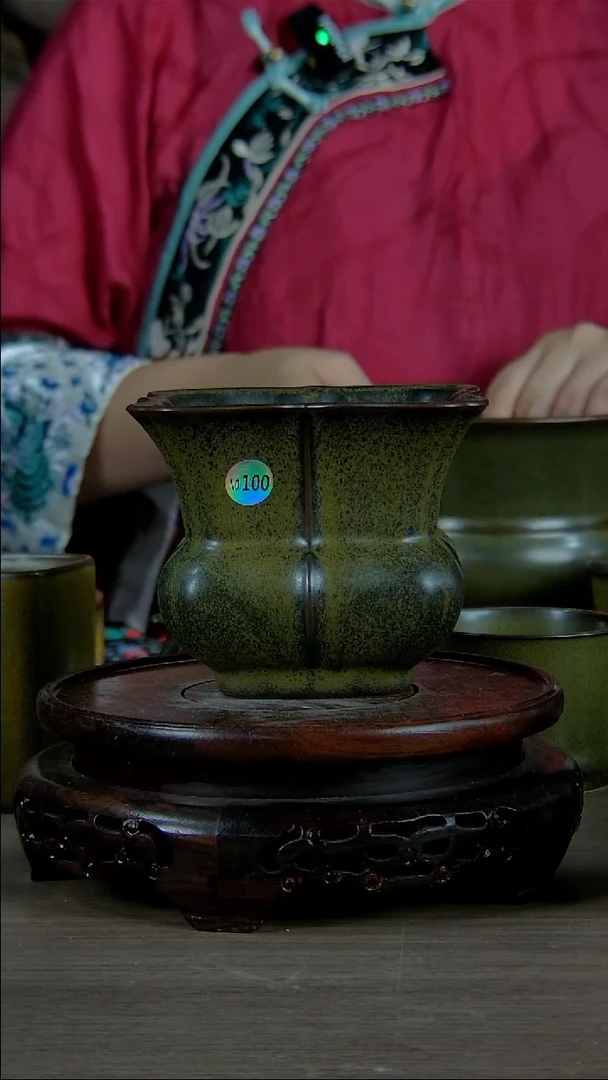 摆件景韵堂茶叶末釉瓷器