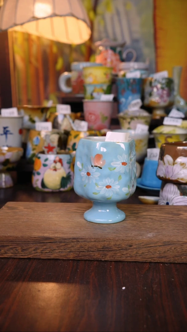摆件泥垚手作 景德镇手工手绘器物