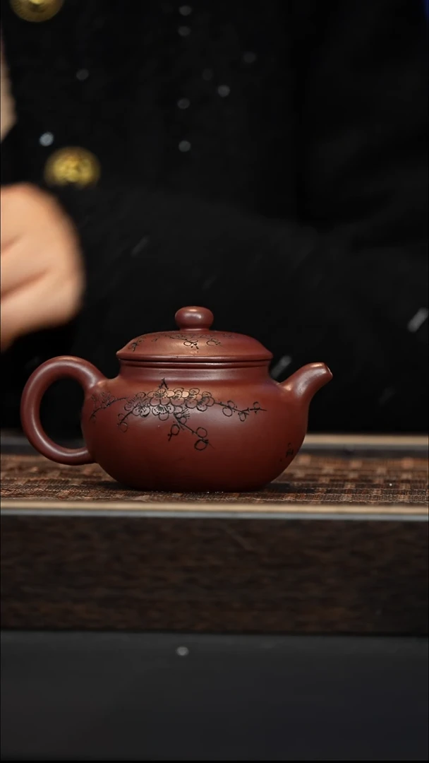 茶壶紫砂宜兴紫砂壶　ｈ15451