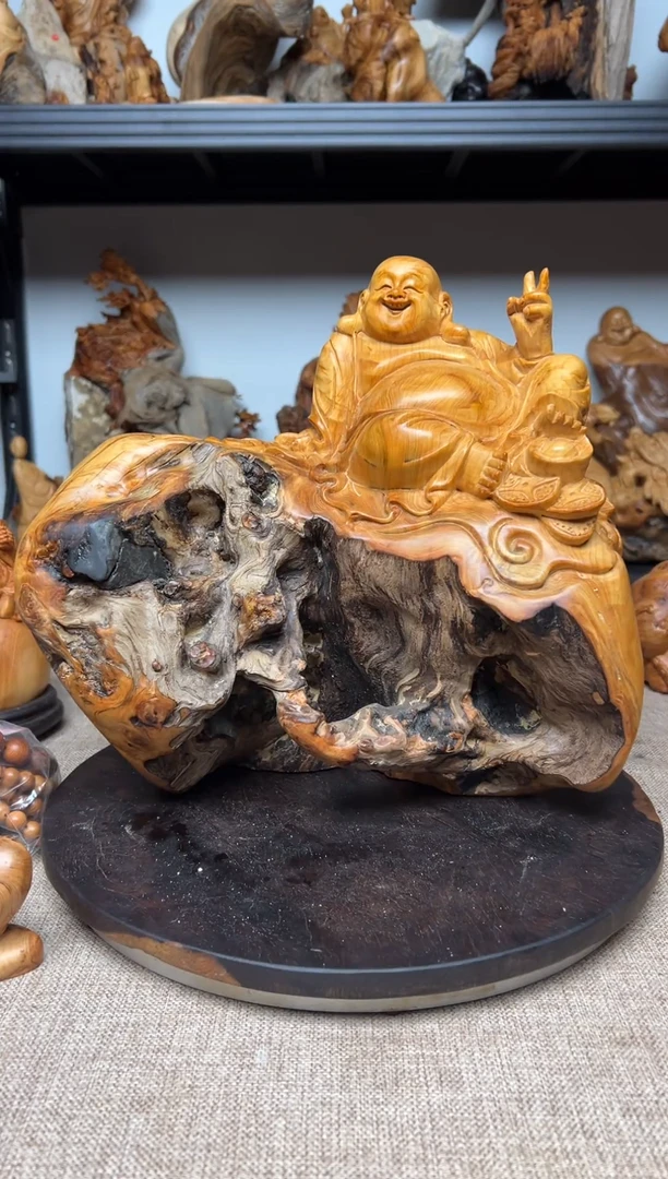 柏木（崖柏）崖柏雕刻件