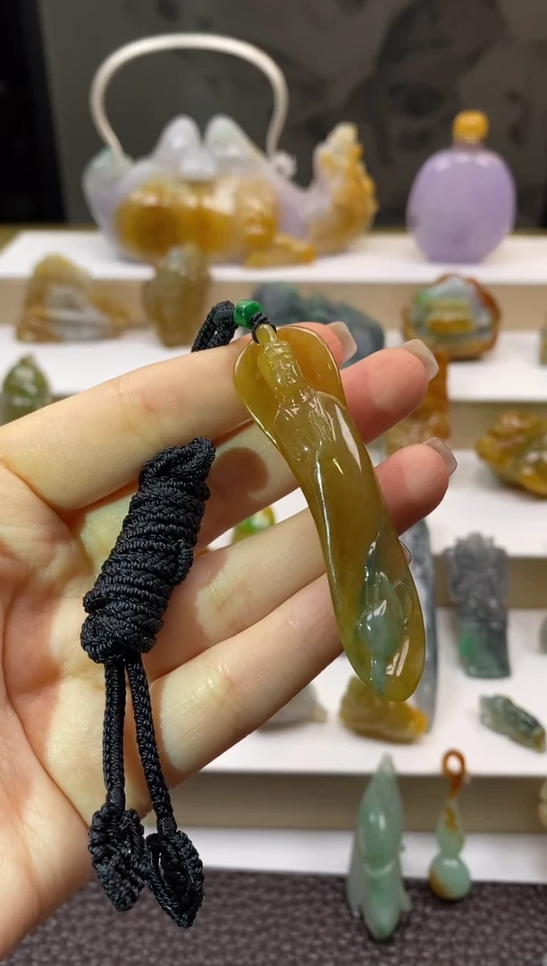 未镶嵌挂件翡翠观音