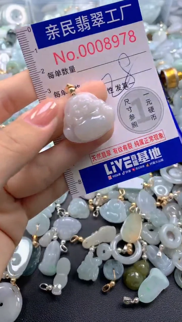 颈饰未镶嵌翡翠8978