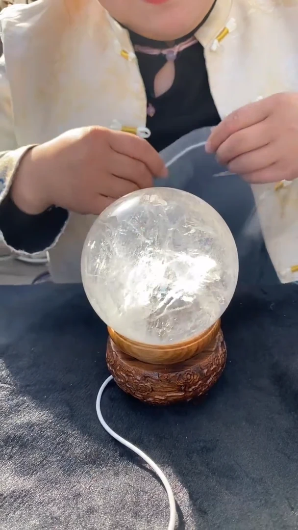 【闪购商品】水晶球未镶嵌白水晶球D68